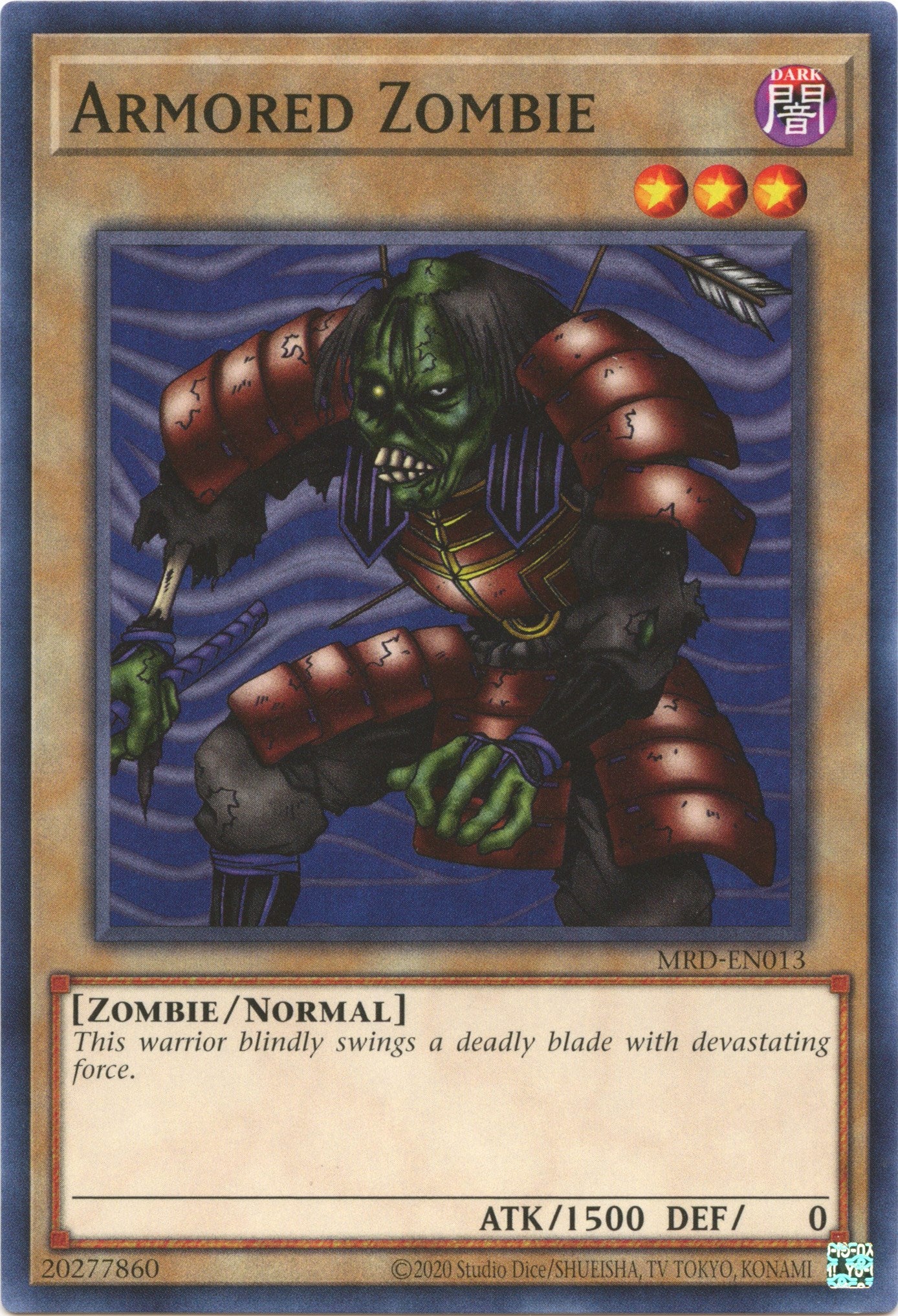 Armored Zombie (25th Anniversary) [MRD-EN013] Common | Good Games Adelaide SA