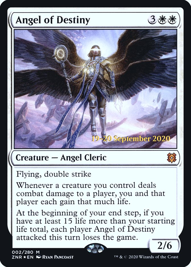Angel of Destiny  [Zendikar Rising Prerelease Promos] | Good Games Adelaide SA