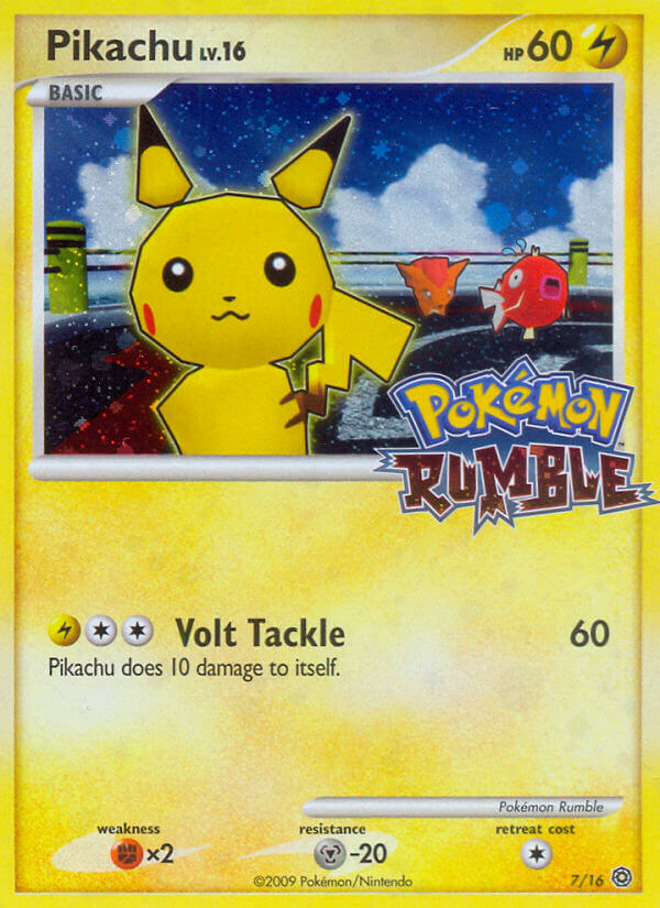 Pikachu (7/16) [Pokémon Rumble] | Good Games Adelaide SA
