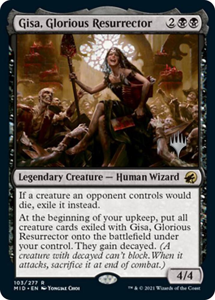 Gisa Glorious Resurrector 103p/171 (Promo Pack: Innistrad: Midnight Hunt)  | Good Games Adelaide SA