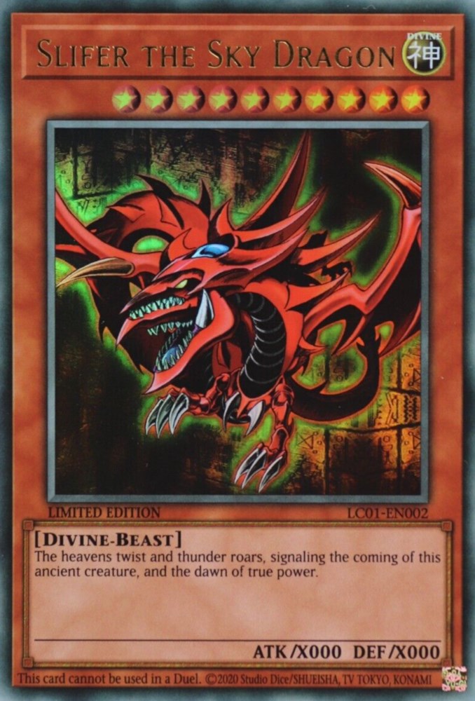 Slifer the Sky Dragon (25th Anniversary) [LC01-EN002] Ultra Rare | Good Games Adelaide SA