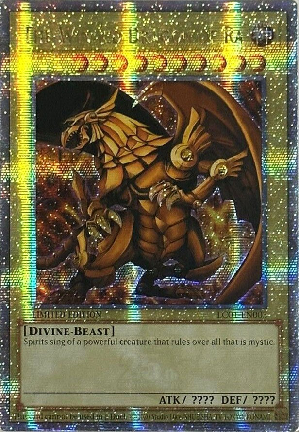 The Winged Dragon of Ra (25th Anniversary) [LC01-EN003] Quarter Century Secret Rare | Good Games Adelaide SA