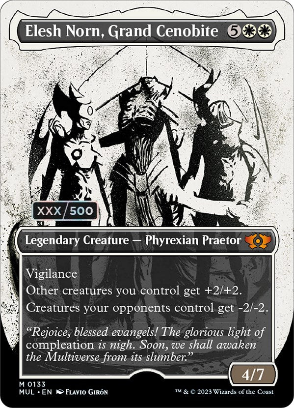 Elesh Norn, Grand Cenobite (Borderless) (Serialized) [Multiverse Legends] | Good Games Adelaide SA