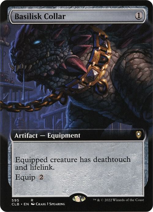 Basilisk Collar Extended Art 595 (Commander Legends: Battle for Baldur's Gate)  | Good Games Adelaide SA