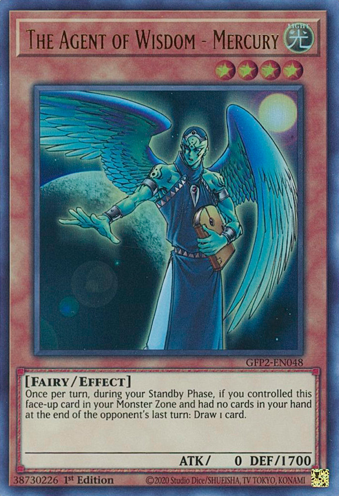 The Agent of Wisdom - Mercury [GFP2-EN048] Ultra Rare | Good Games Adelaide SA