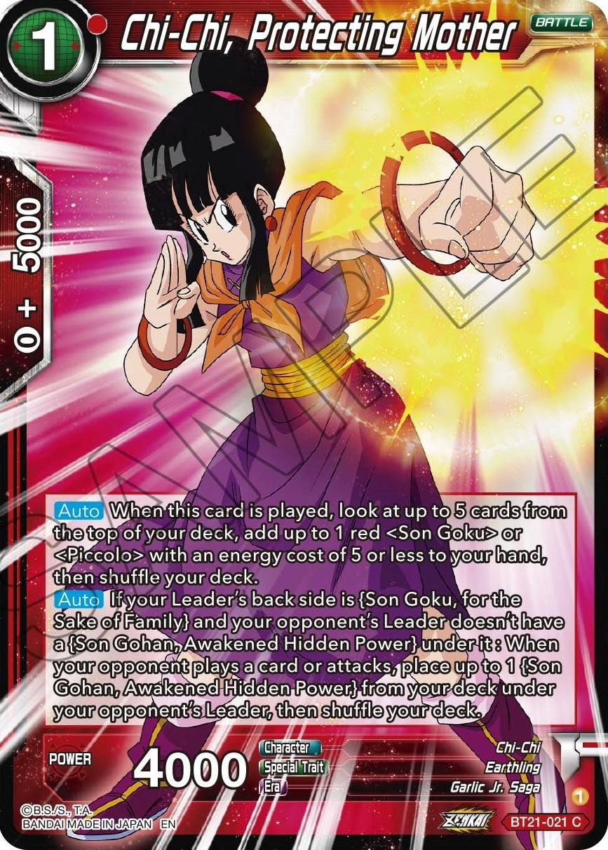 Chi-Chi, Protecting Mother (BT21-021) [ZENKAI Series: Set 04] | Good Games Adelaide SA