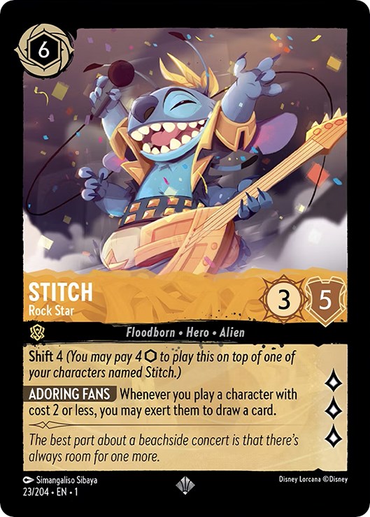 Stitch - Rock Star (23/204) [The First Chapter] | Good Games Adelaide SA