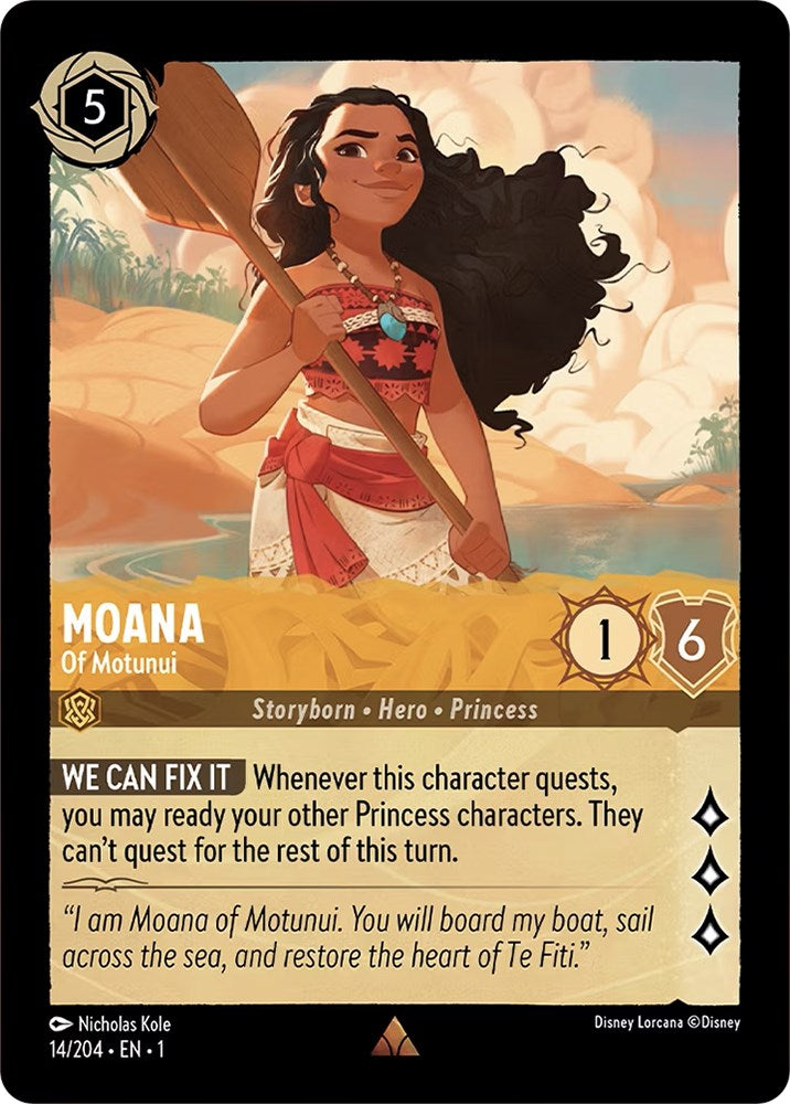 Moana - Of Motunui (14/204) [The First Chapter] | Good Games Adelaide SA