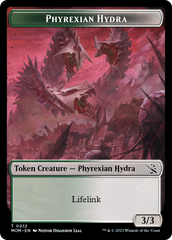 Elemental (2) // Phyrexian Hydra (12) Double-Sided Token [March of the Machine Tokens] | Good Games Adelaide SA