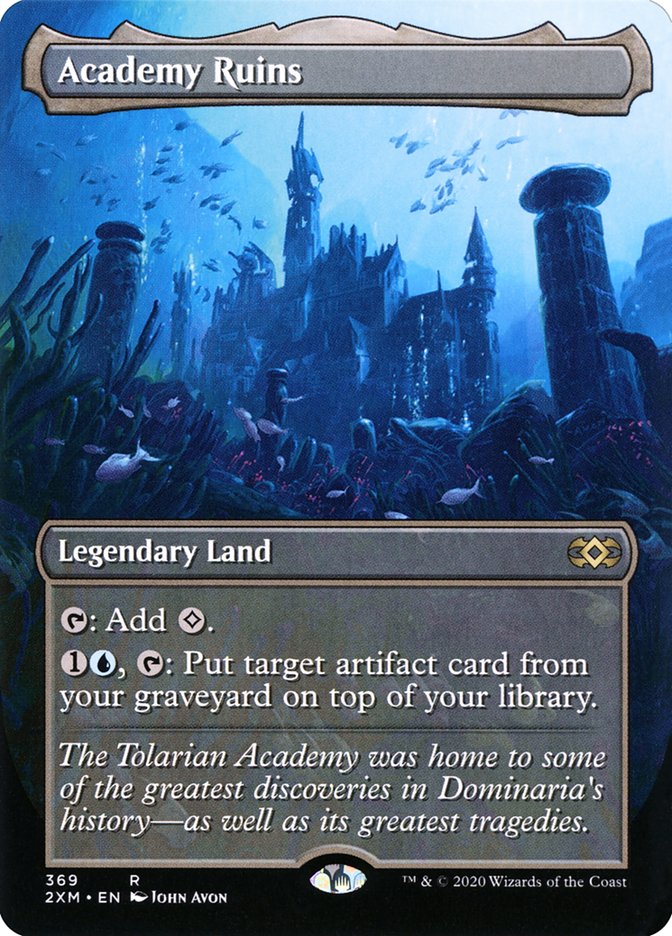 Academy Ruins (Borderless) [Double Masters] | Good Games Adelaide SA
