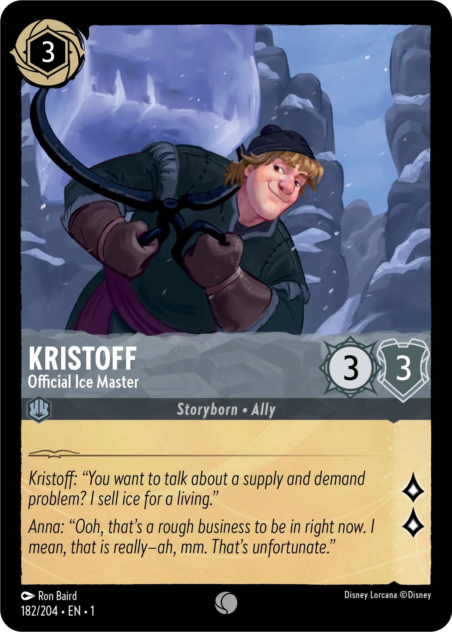 Kristoff - Official Ice Master (182/204) [The First Chapter] | Good Games Adelaide SA