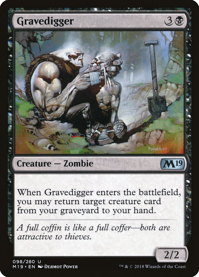 Gravedigger [Core Set 2019] | Good Games Adelaide SA