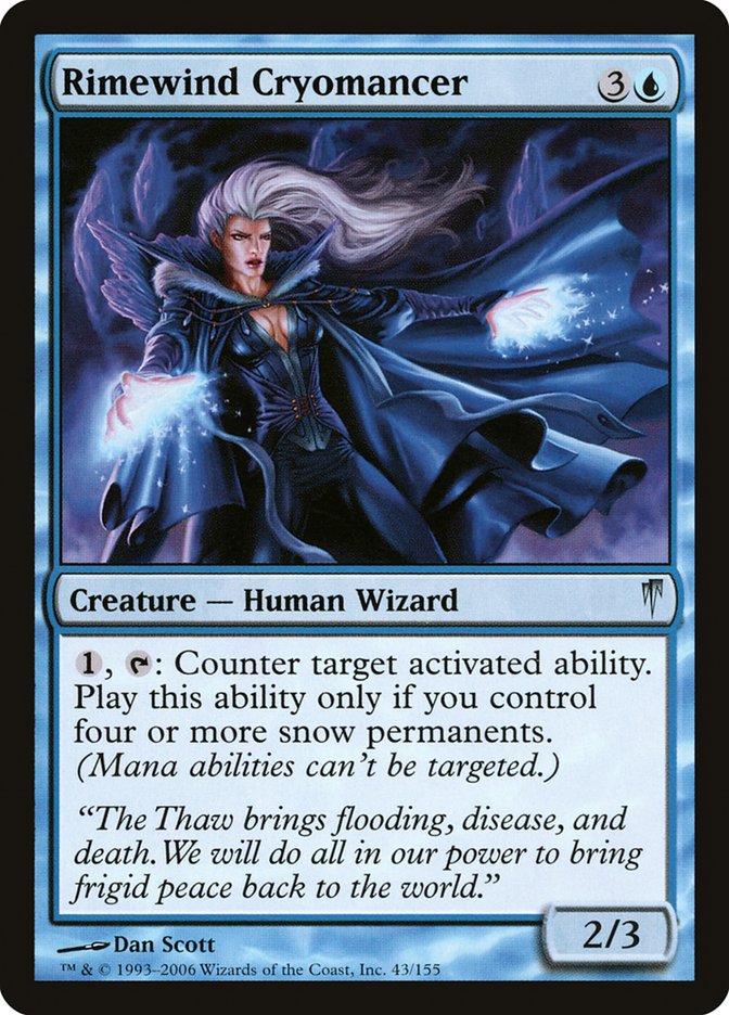 Rimewind Cryomancer [Coldsnap] | Good Games Adelaide SA