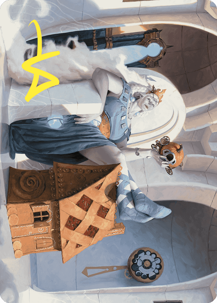 Beluna Grandsquall Art Card (Gold-Stamped Signature) [Wilds of Eldraine Art Series] | Good Games Adelaide SA