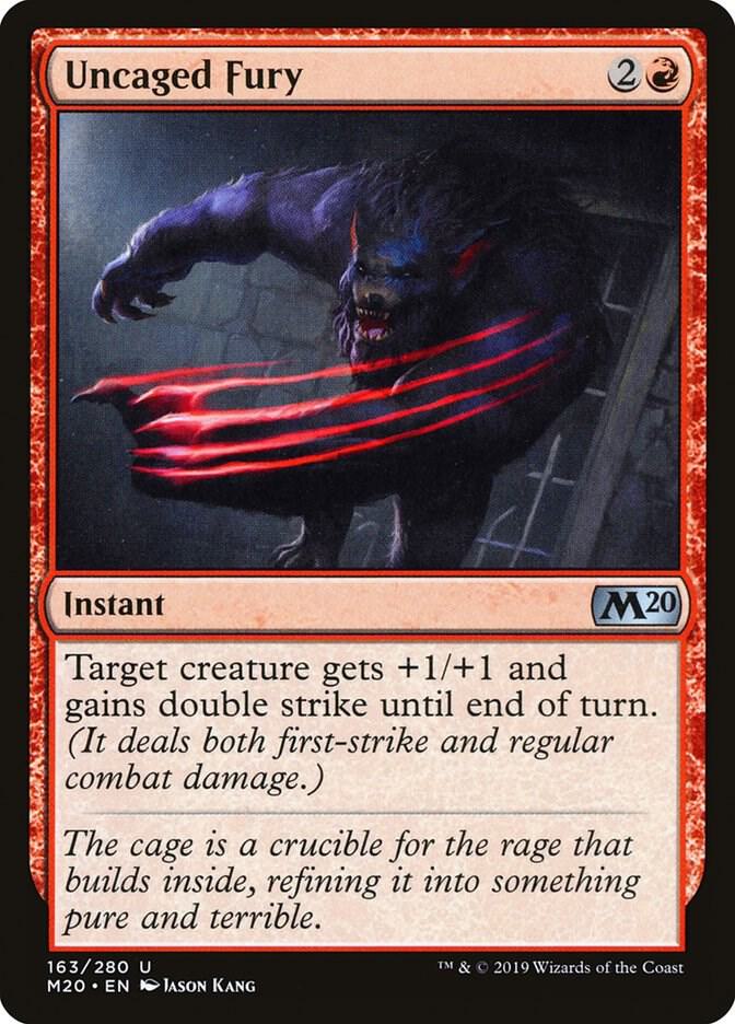 Uncaged Fury 163 (Core Set 2020)  | Good Games Adelaide SA