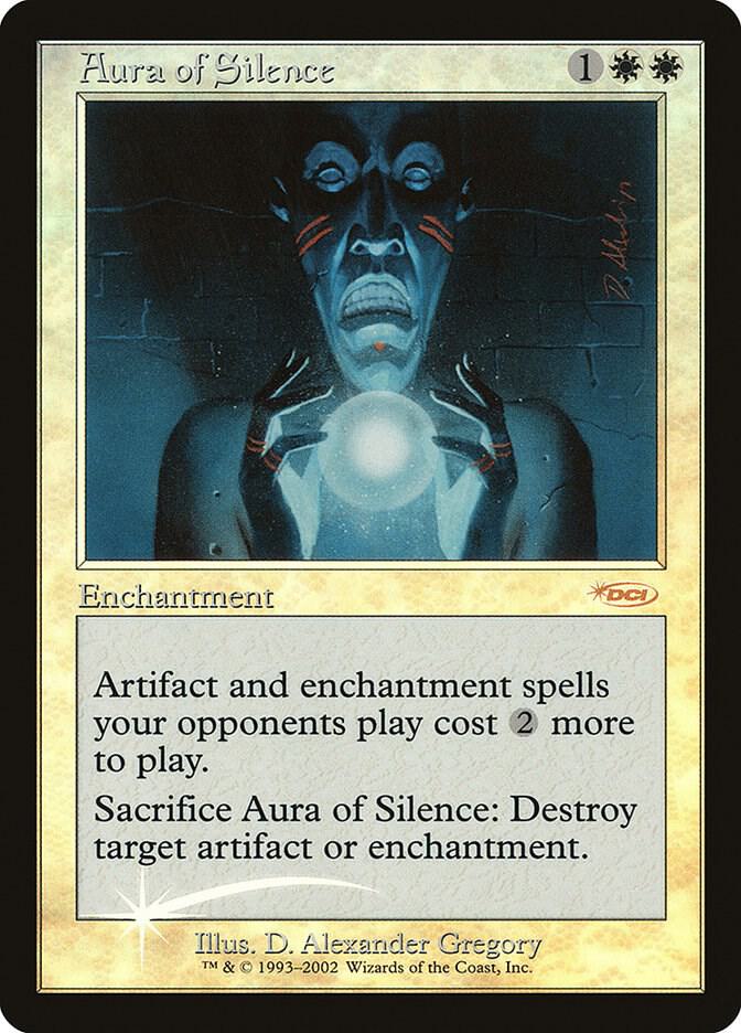 Aura of Silence  (FNM Promos)  - Foil | Good Games Adelaide SA