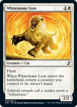 Whitemane Lion 50 (Time Spiral: Remastered)  - Foil | Good Games Adelaide SA