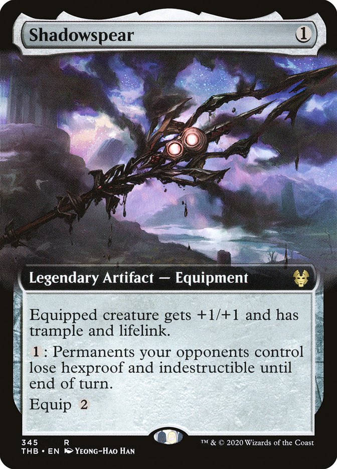 Shadowspear (Extended Art) [Theros Beyond Death] | Good Games Adelaide SA