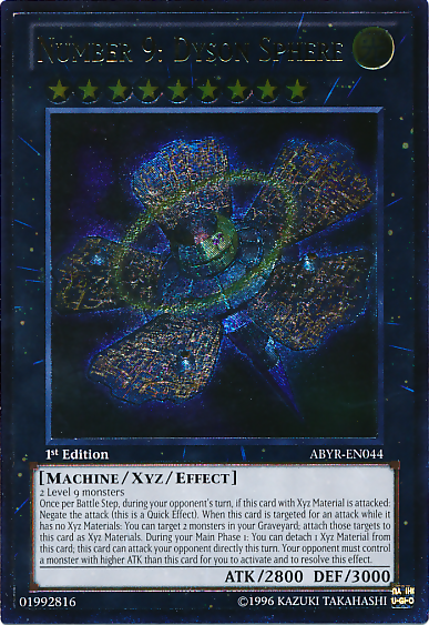 Number 9: Dyson Sphere (UTR) [ABYR-EN044] Ultimate Rare | Good Games Adelaide SA