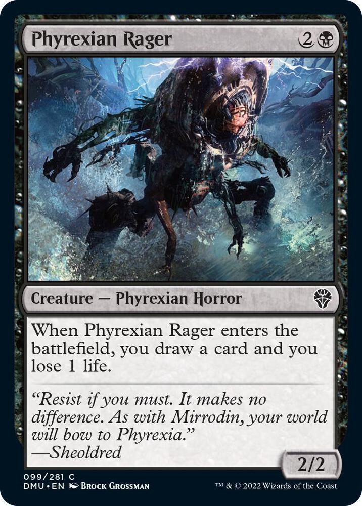 Phyrexian Rager 99 (Dominaria United)  | Good Games Adelaide SA