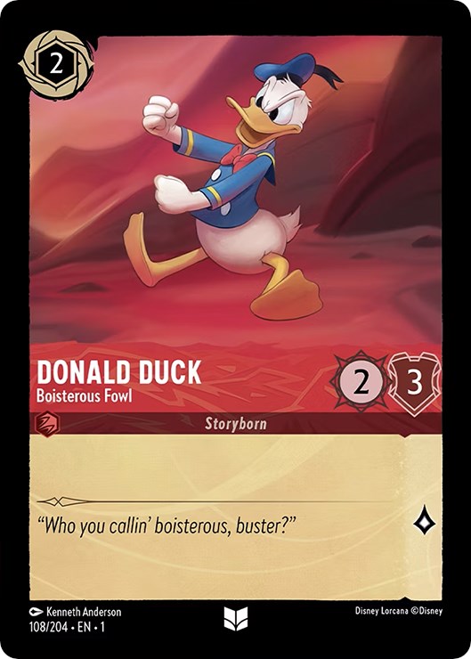 Donald Duck - Boisterous Fowl (108/204) [The First Chapter] | Good Games Adelaide SA