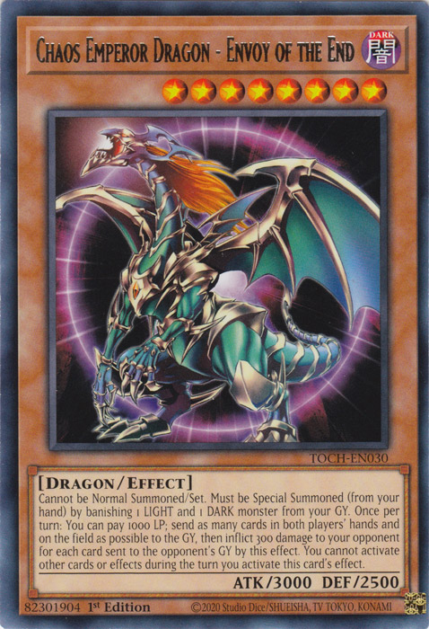 Chaos Emperor Dragon - Envoy of the End [TOCH-EN030] Rare | Good Games Adelaide SA