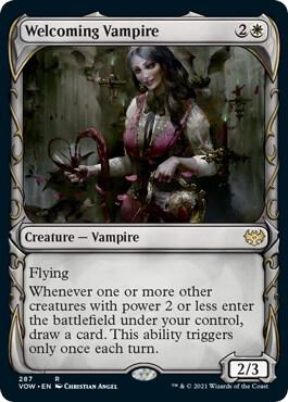 Welcoming Vampire Showcase 287 (Innistrad: Crimson Vow)  - Foil | Good Games Adelaide SA