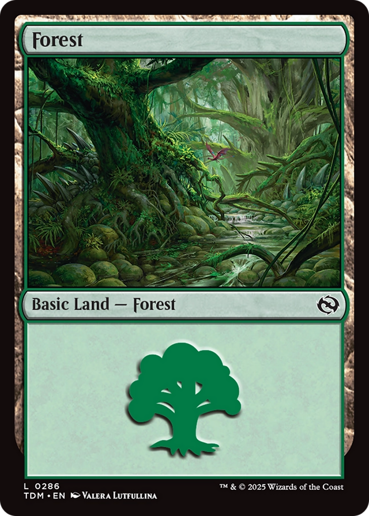 Forest (0286) [Tarkir: Dragonstorm] | Good Games Adelaide SA