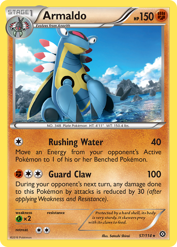 Armaldo (57/114) [XY: Steam Siege] | Good Games Adelaide SA