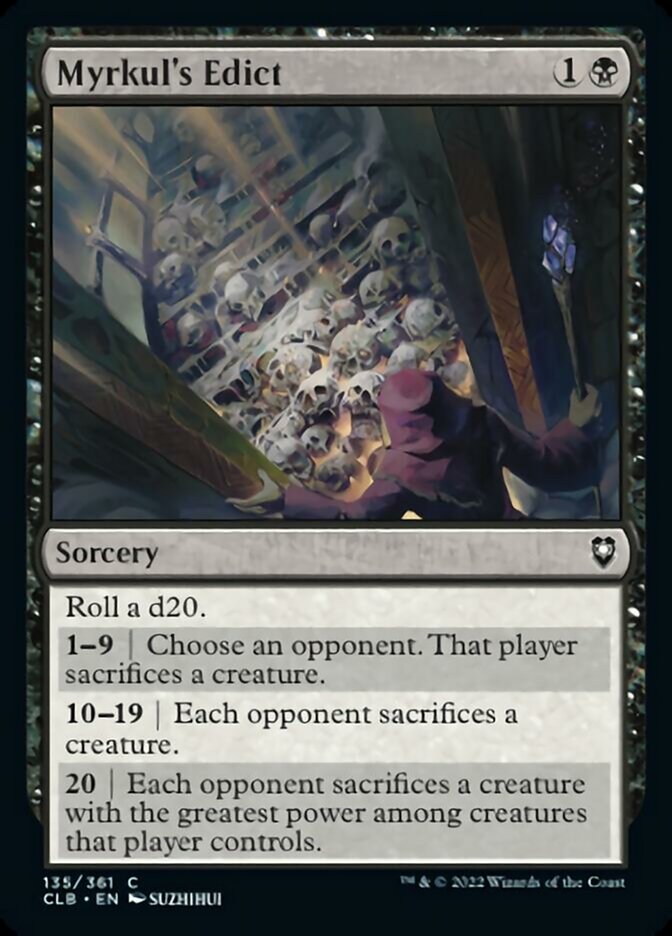 Myrkul's Edict [Commander Legends: Battle for Baldur's Gate] | Good Games Adelaide SA