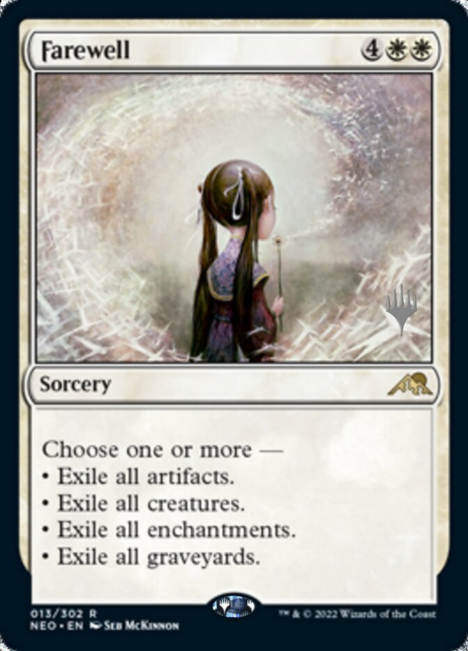 Farewell (Promo Pack) [Kamigawa: Neon Dynasty Promos] | Good Games Adelaide SA