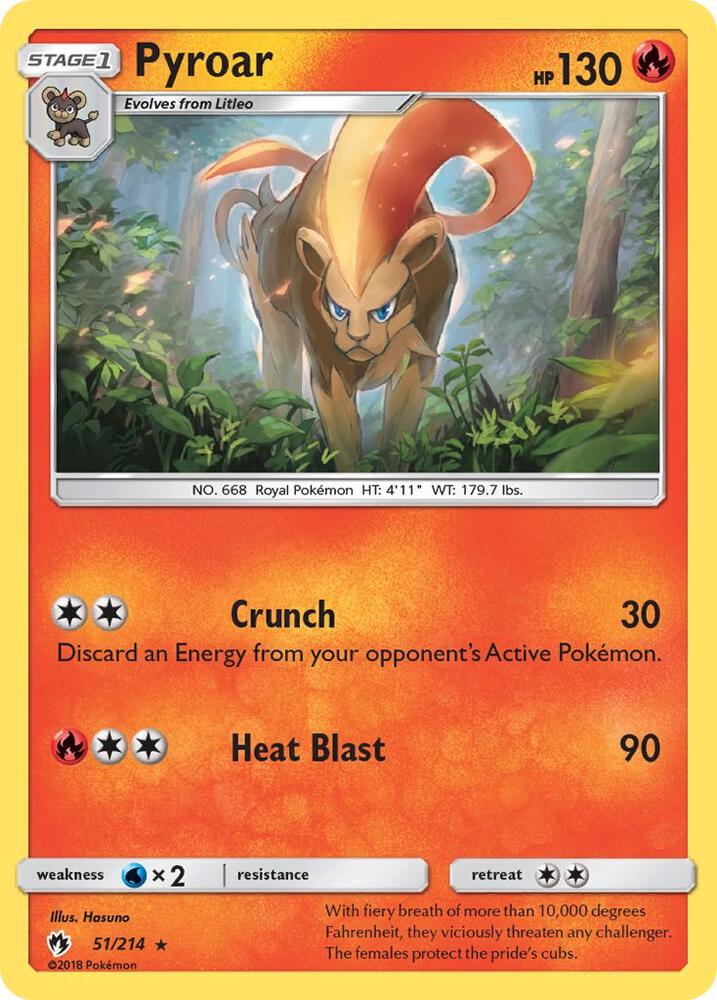 Pyroar 51/214 (SM - Lost Thunder)  | Good Games Adelaide SA