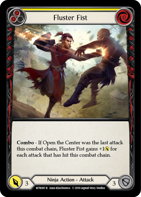 Fluster Fist (Yellow) [WTR087-R] Alpha Print Normal | Good Games Adelaide SA