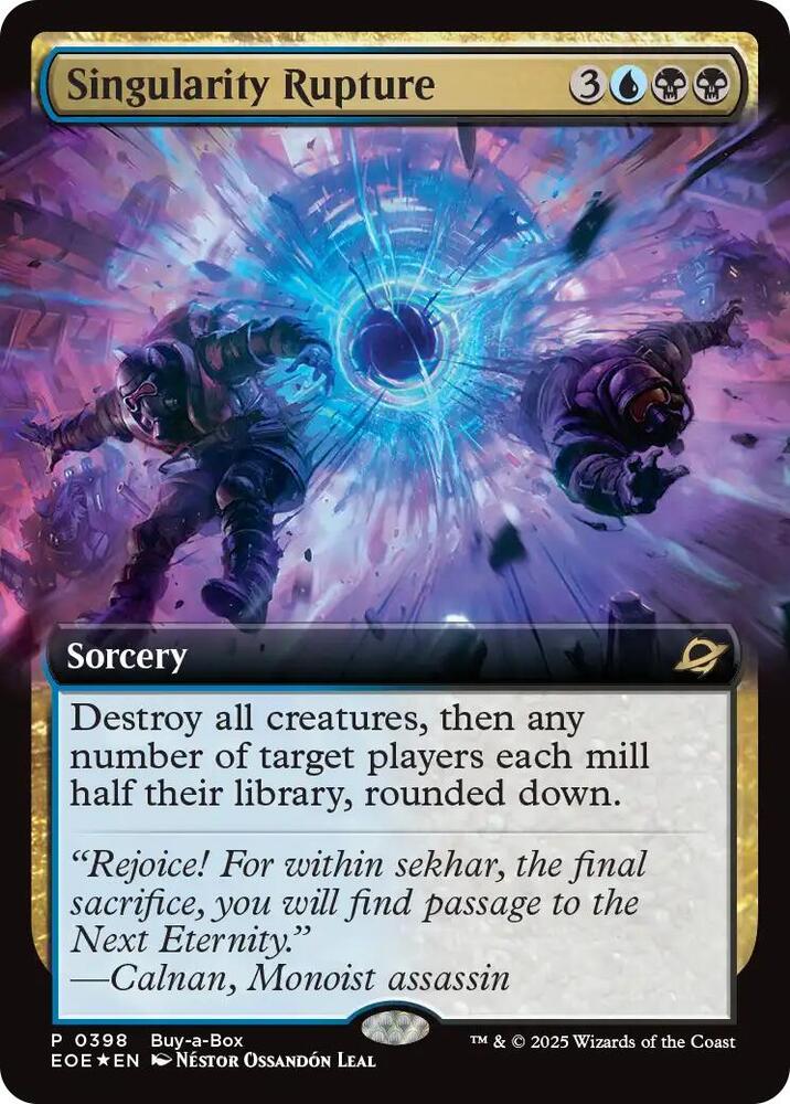 Singularity Rupture Extended Art 398 (Buy-A-Box Promos)  - Foil | Good Games Adelaide SA