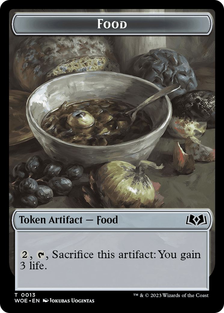 Mouse // Food (0013) Double-Sided Token [Wilds of Eldraine Tokens] | Good Games Adelaide SA