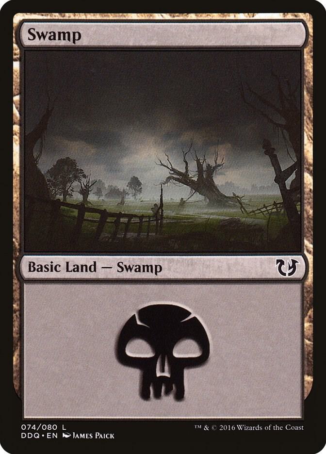 Swamp 074 74 (Duel Decks: Blessed vs. Cursed)  | Good Games Adelaide SA