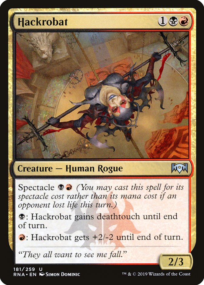 Hackrobat 181 (Ravnica Allegiance)  - Foil | Good Games Adelaide SA