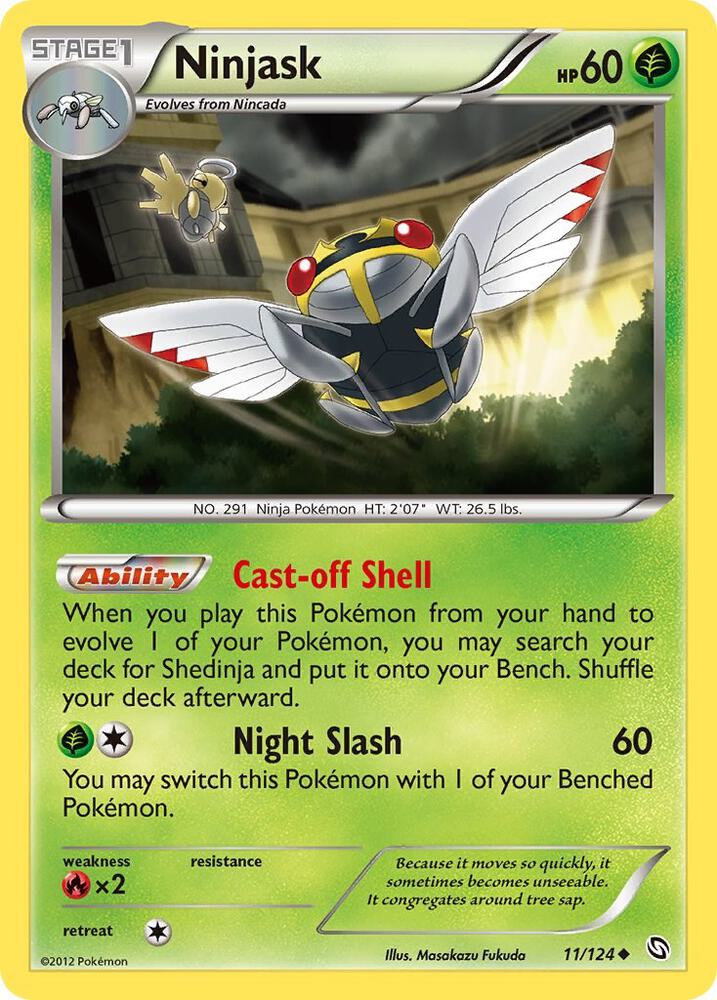 Ninjask 11/124 (Dragons Exalted)  | Good Games Adelaide SA
