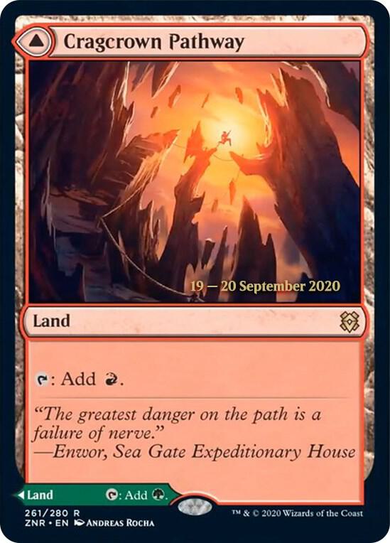 Cragcrown Pathway 261 (Prerelease Cards)  - Foil | Good Games Adelaide SA