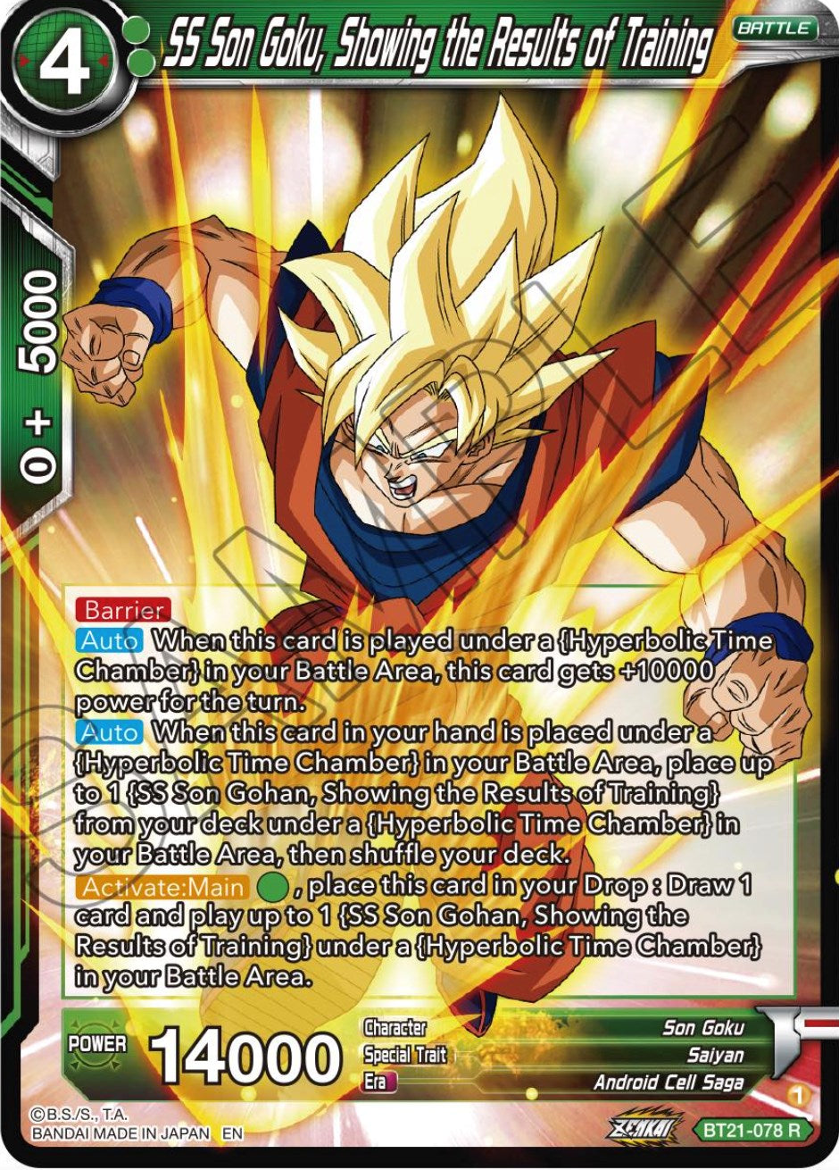 SS Son Goku, Showing the Results of Training (BT21-078) [ZENKAI Series: Set 04] | Good Games Adelaide SA