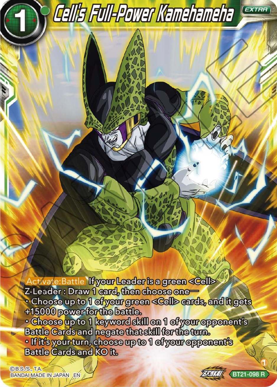 Cell's Full-Power Kamehameha (BT21-098) [ZENKAI Series: Set 04] | Good Games Adelaide SA