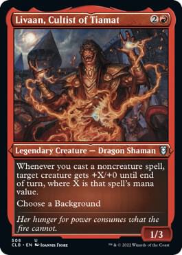 Livaan Cultist of Tiamat Foil Etched 508 (Commander Legends: Battle for Baldur's Gate)  - Foil | Good Games Adelaide SA