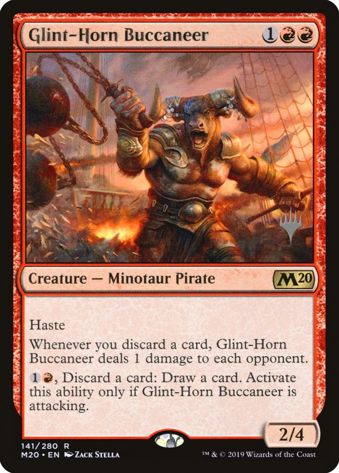 Glint-Horn Buccaneer [Core Set 2020 Promos] | Good Games Adelaide SA