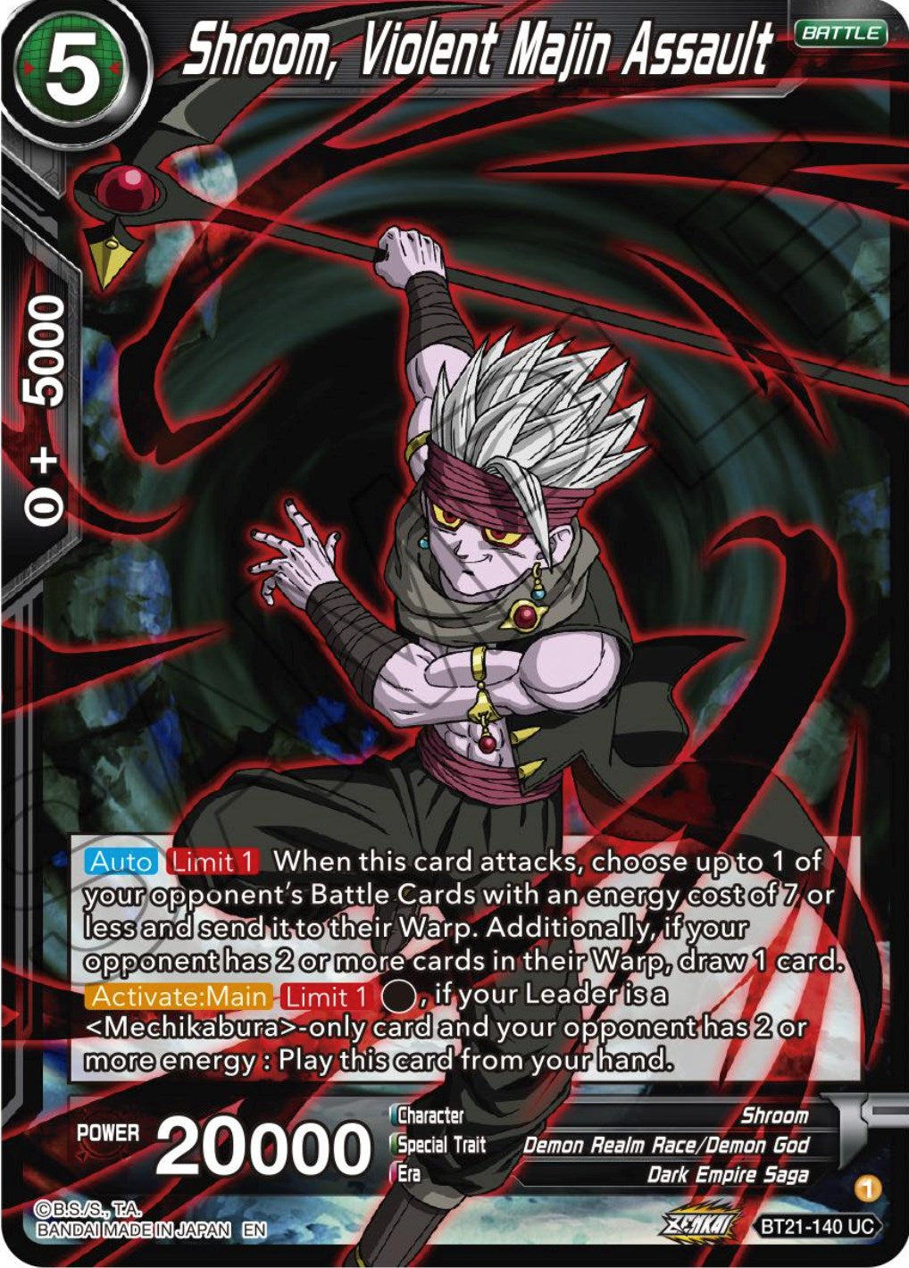Shroom, Violent Majin Assault (BT21-140) [Wild Resurgence] | Good Games Adelaide SA