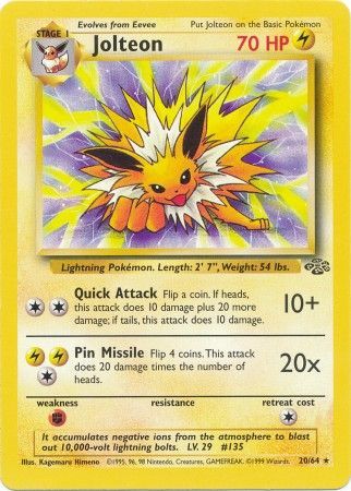 Jolteon (20/64) [Jungle Unlimited] | Good Games Adelaide SA