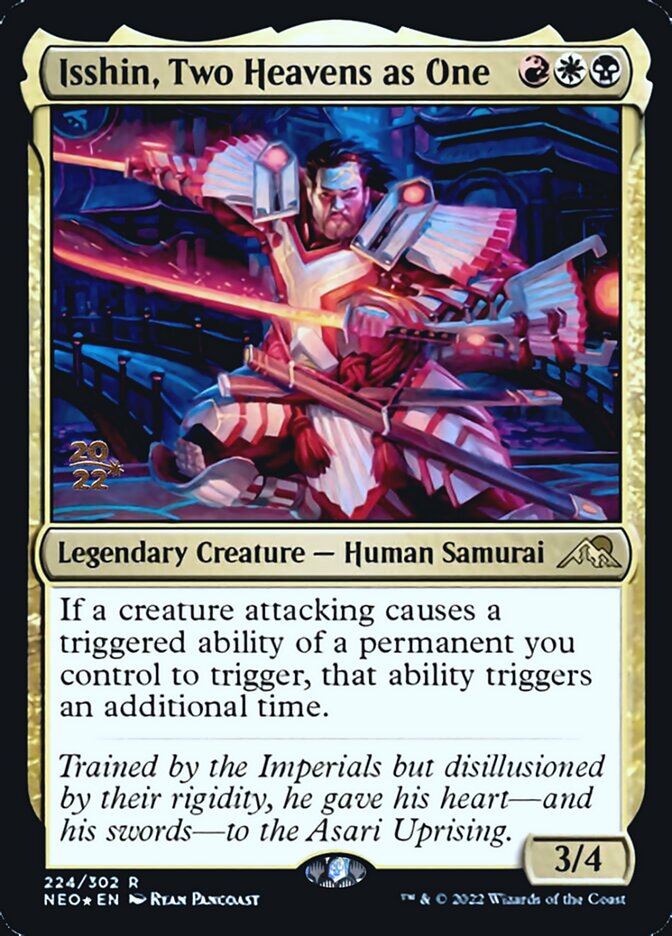 Isshin, Two Heavens as One [Kamigawa: Neon Dynasty Prerelease Promos] | Good Games Adelaide SA