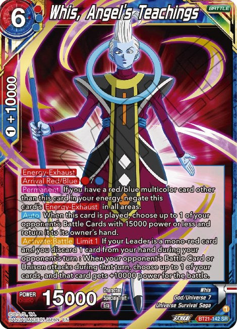 Whis, Angel's Teachings (BT21-142) [Wild Resurgence] | Good Games Adelaide SA