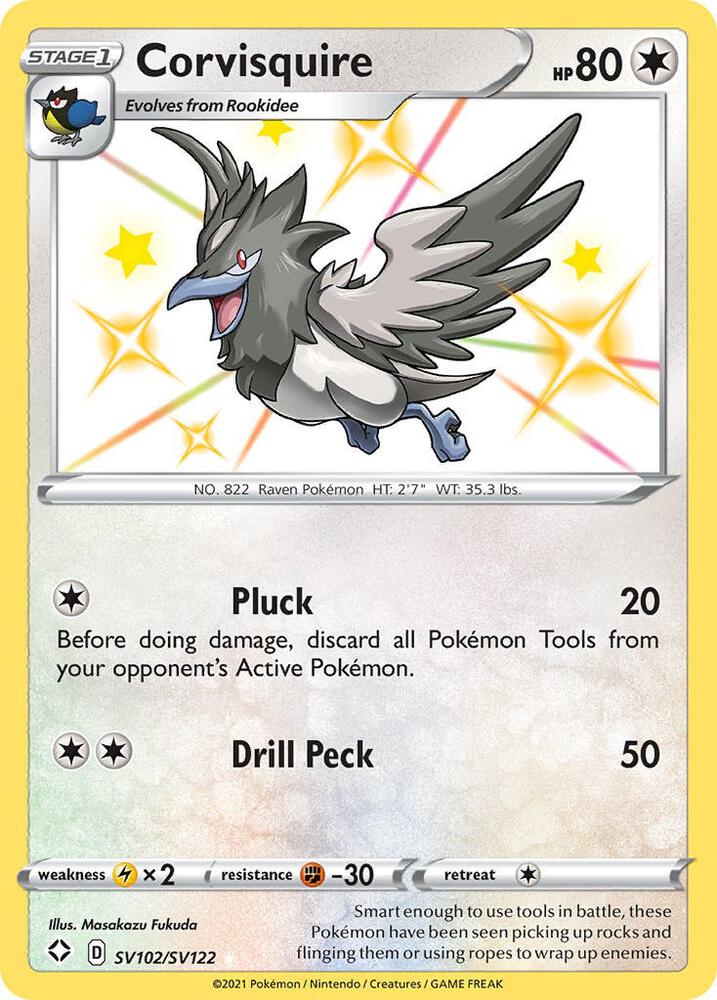 Corvisquire SV102/SV122 (Shining Fates: Shiny Vault)  - Holofoil | Good Games Adelaide SA