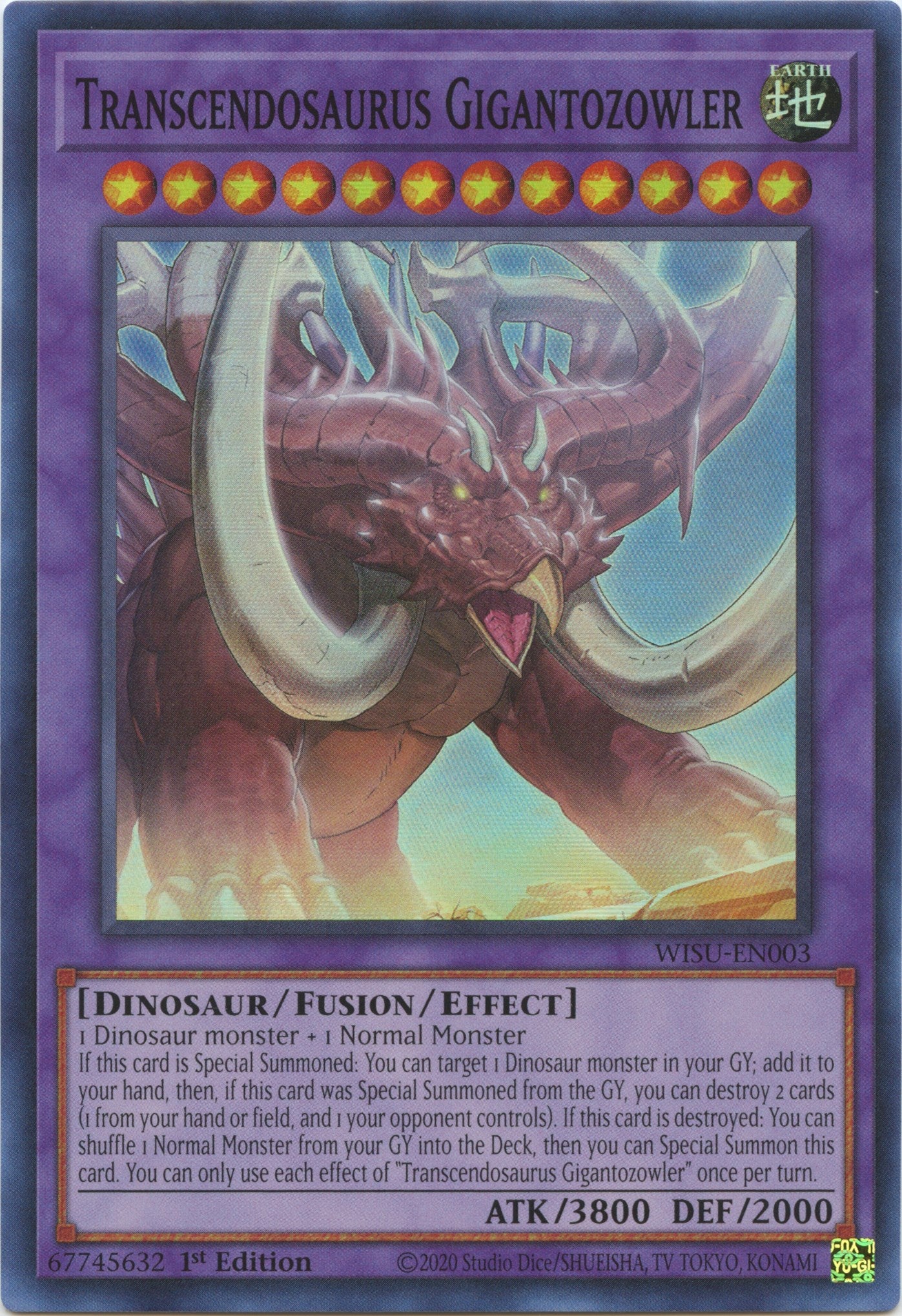 Transcendosaurus Gigantozowler [WISU-EN003] Super Rare | Good Games Adelaide SA