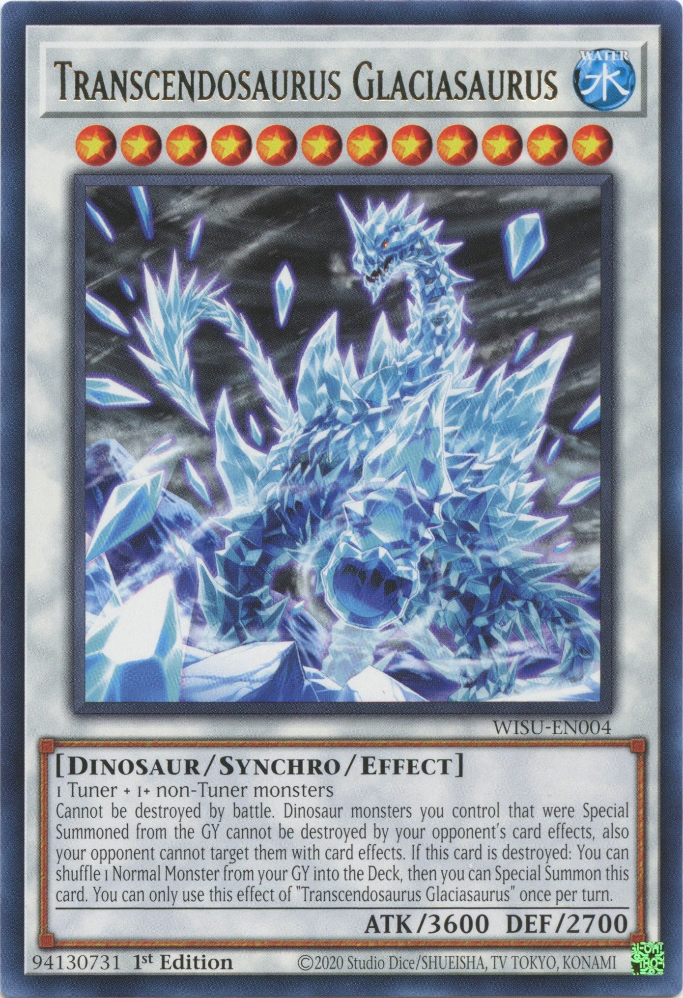 Transcendosaurus Glaciasaurus [WISU-EN004] Rare | Good Games Adelaide SA
